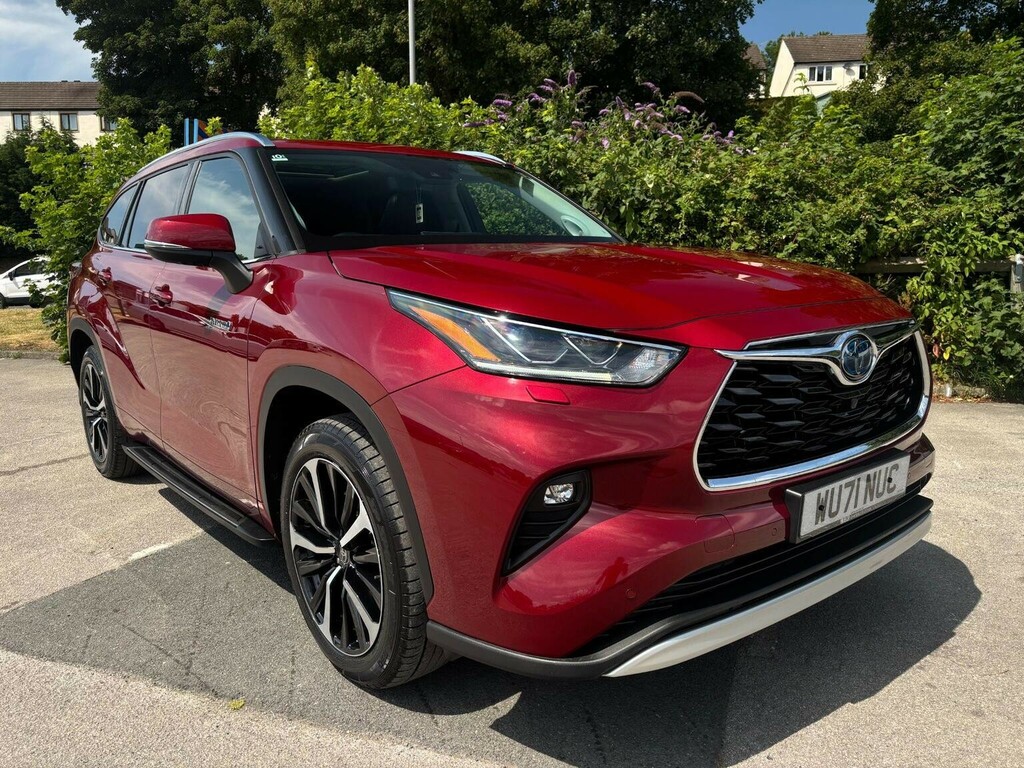 Toyota Highlander 2.5 Vvt-h Excel Cvt 4Wd Euro 6 Ss Red #3