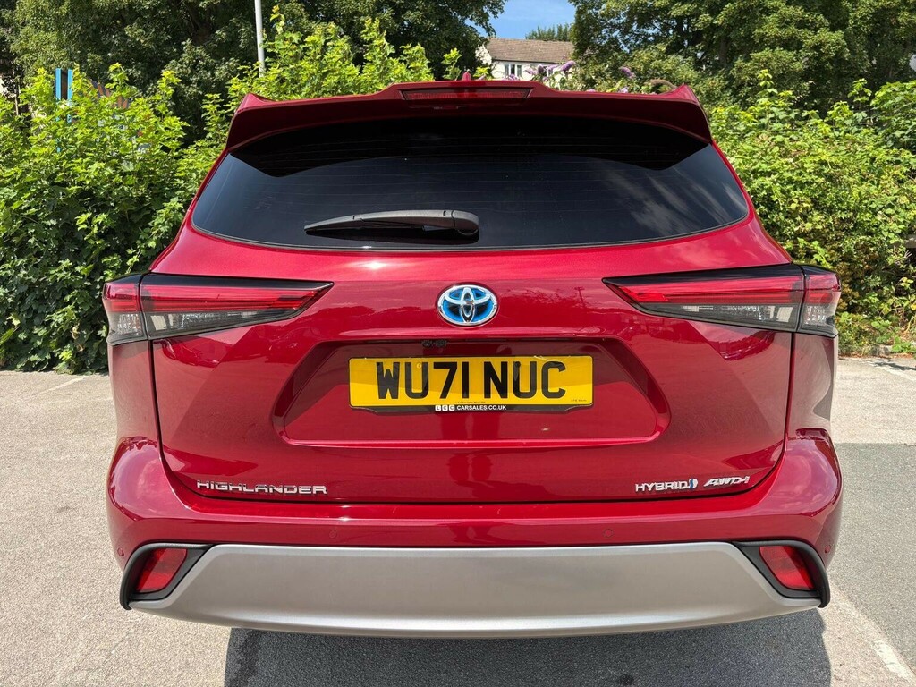 Toyota Highlander 2.5 Vvt-h Excel Cvt 4Wd Euro 6 Ss Red #6