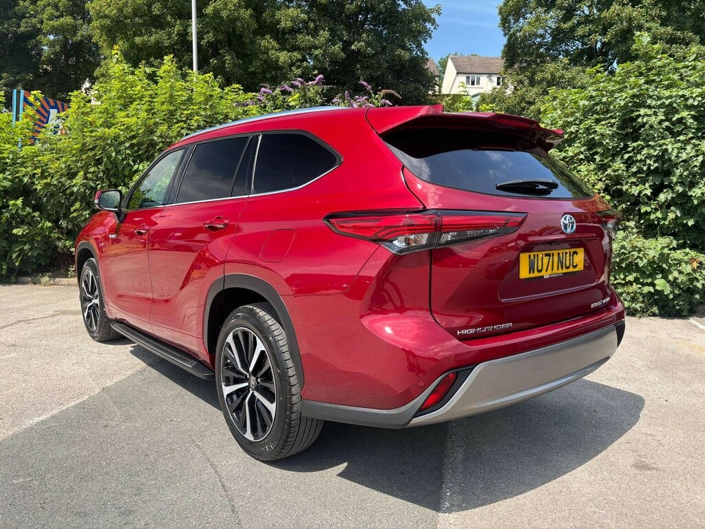 Toyota Highlander 2.5 Vvt-h Excel Cvt 4Wd Euro 6 Ss Red #5