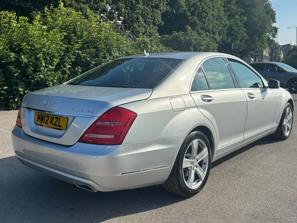Mercedes-Benz S Class S350 Bluetec 4D-black Leather-reverse Silver #8