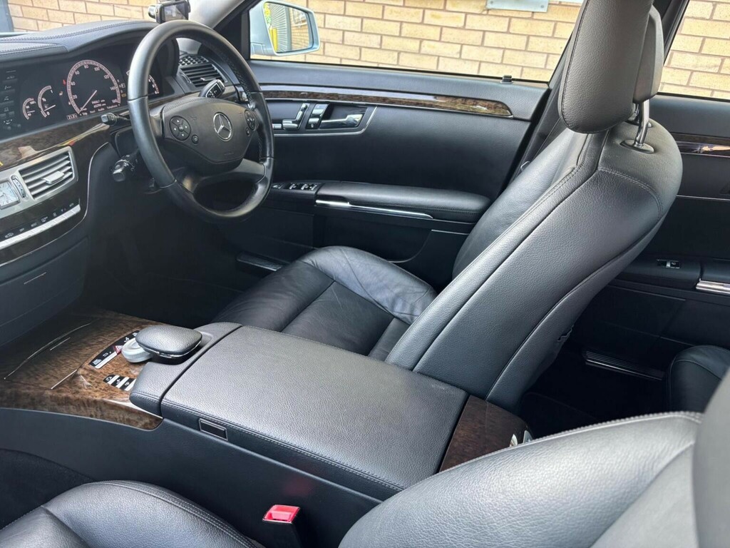 Mercedes-Benz S Class S350 Bluetec 4D-black Leather-reverse Silver #15
