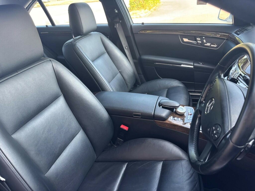 Mercedes-Benz S Class S350 Bluetec 4D-black Leather-reverse Silver #12