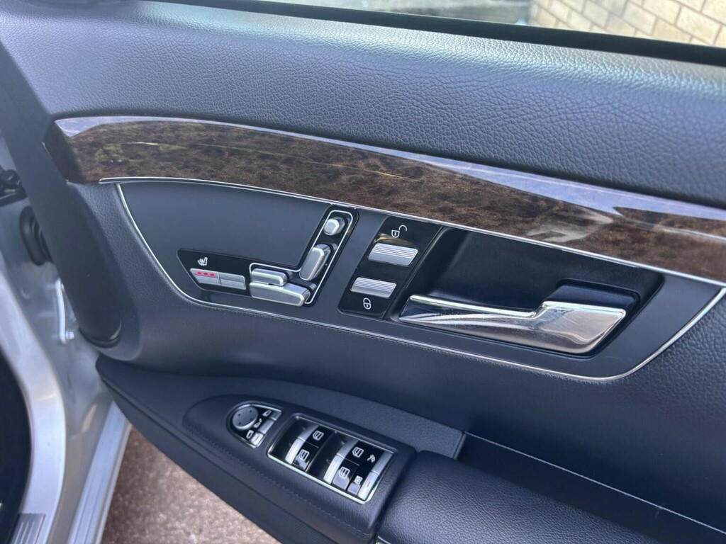 Mercedes-Benz S Class S350 Bluetec 4D-black Leather-reverse Silver #31