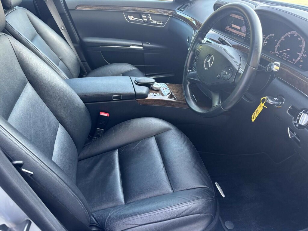 Mercedes-Benz S Class S350 Bluetec 4D-black Leather-reverse Silver #11