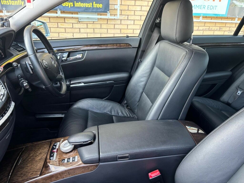 Mercedes-Benz S Class S350 Bluetec 4D-black Leather-reverse Silver #16