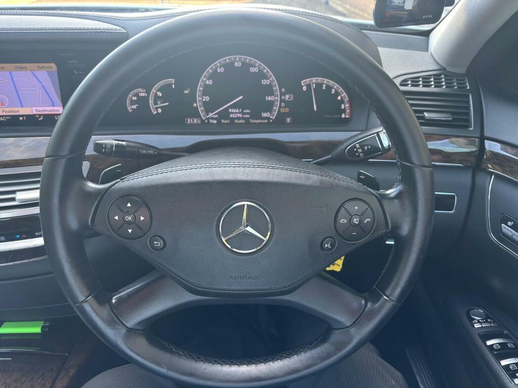 Mercedes-Benz S Class S350 Bluetec 4D-black Leather-reverse Silver #43