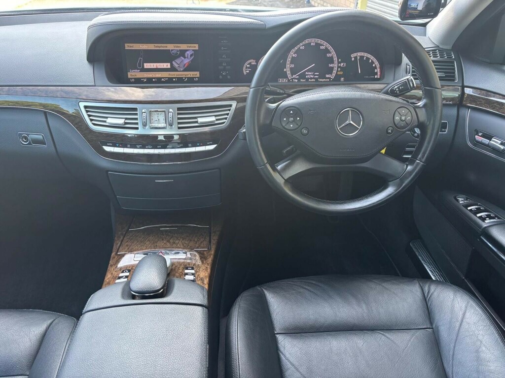 Mercedes-Benz S Class S350 Bluetec 4D-black Leather-reverse Silver #17