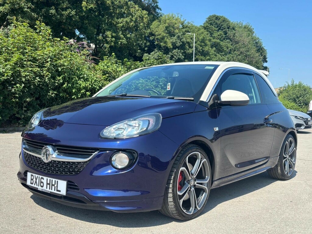 Vauxhall Adam 1.4I Turbo S Euro 6 Ss BX16HHL Blue