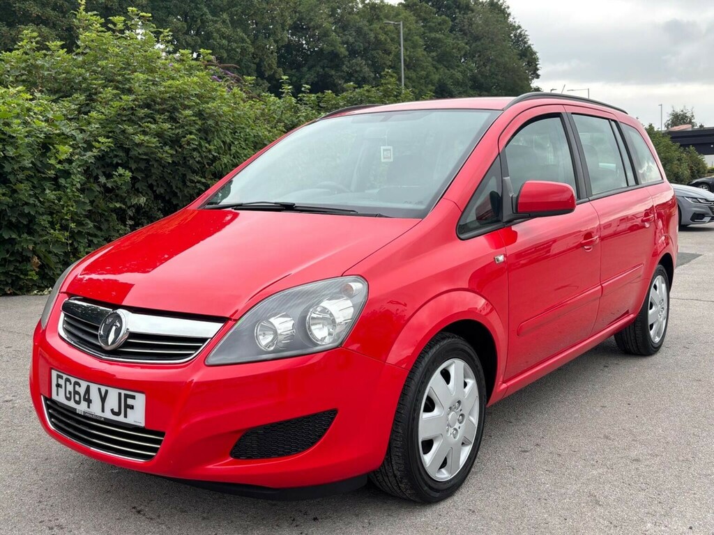 Vauxhall Zafira Mpv 1.8 16V Exclusiv Euro 5 201464 Red
