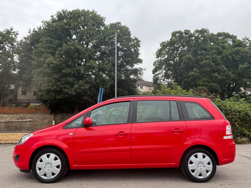 Vauxhall Zafira Mpv 1.8 16V Exclusiv Euro 5 201464 Red #5