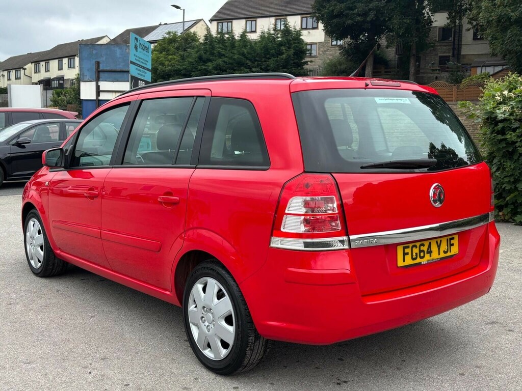 Vauxhall Zafira Mpv 1.8 16V Exclusiv Euro 5 201464 Red #4