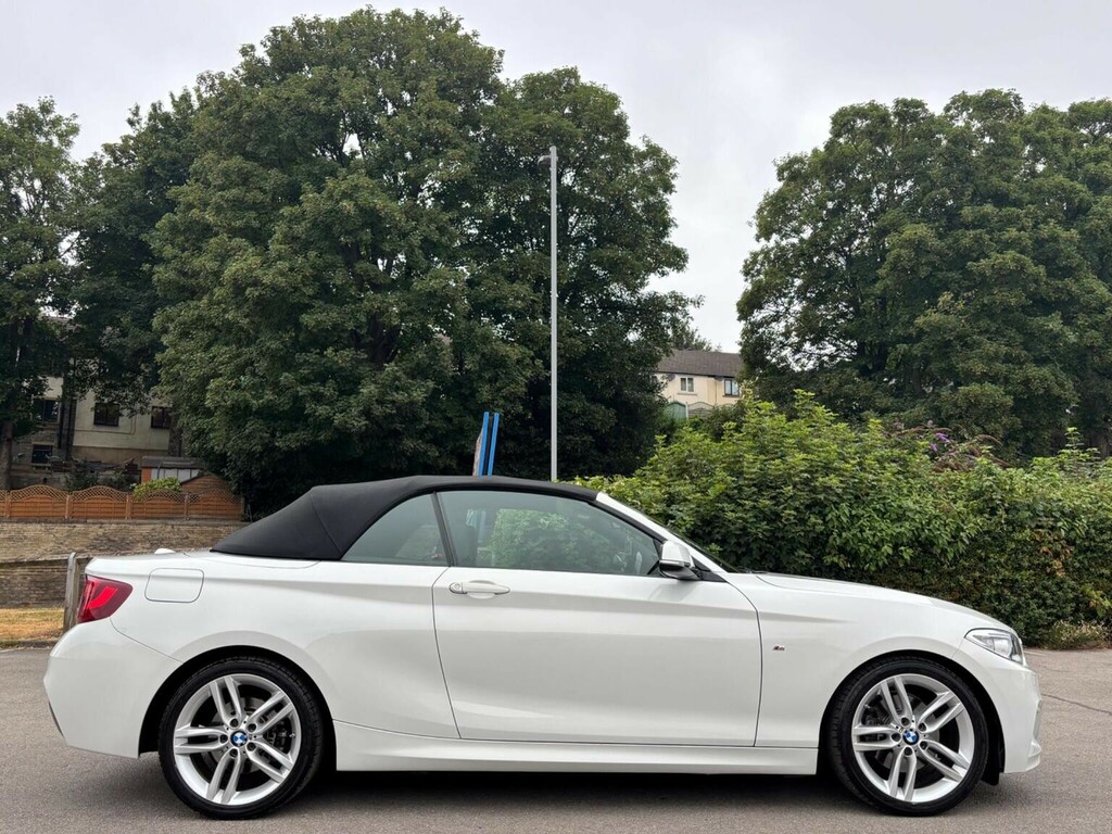 BMW 2 Series Convertible 2.0 220I M Sport Euro 6 Ss 201 White #4
