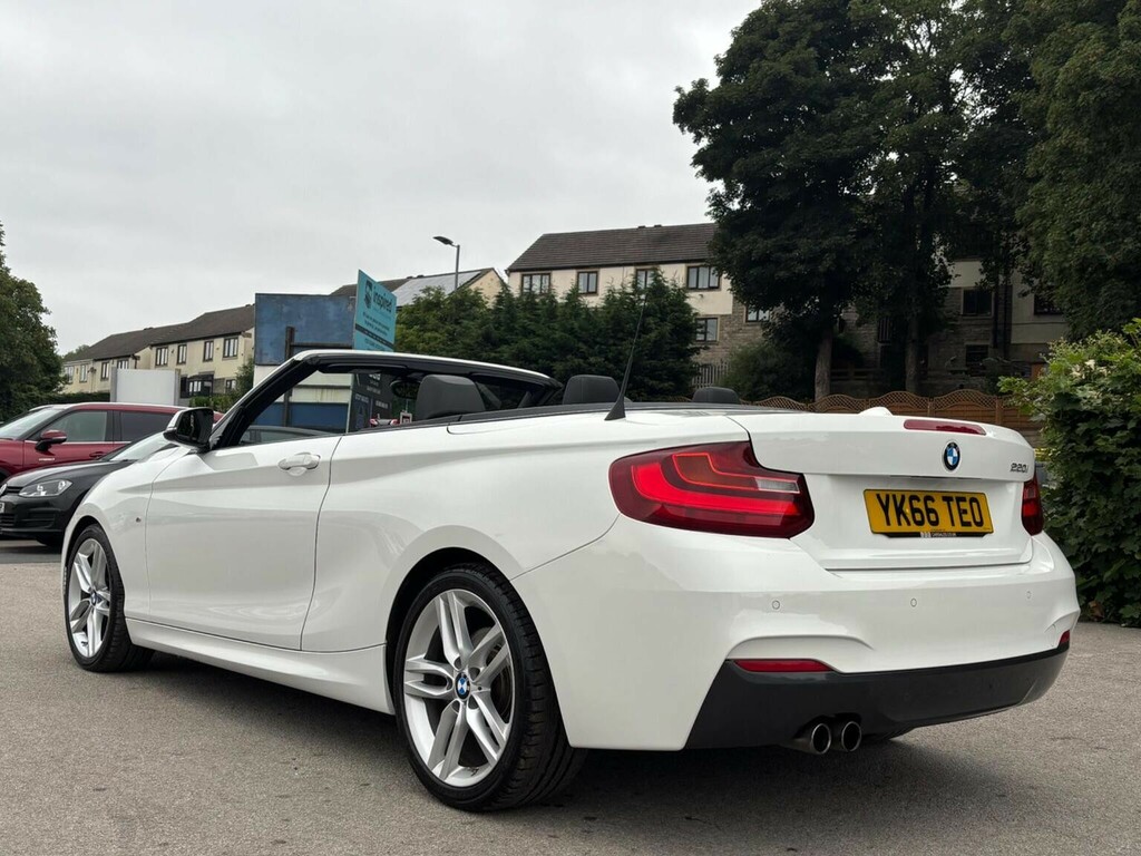 BMW 2 Series Convertible 2.0 220I M Sport Euro 6 Ss 201 White #5