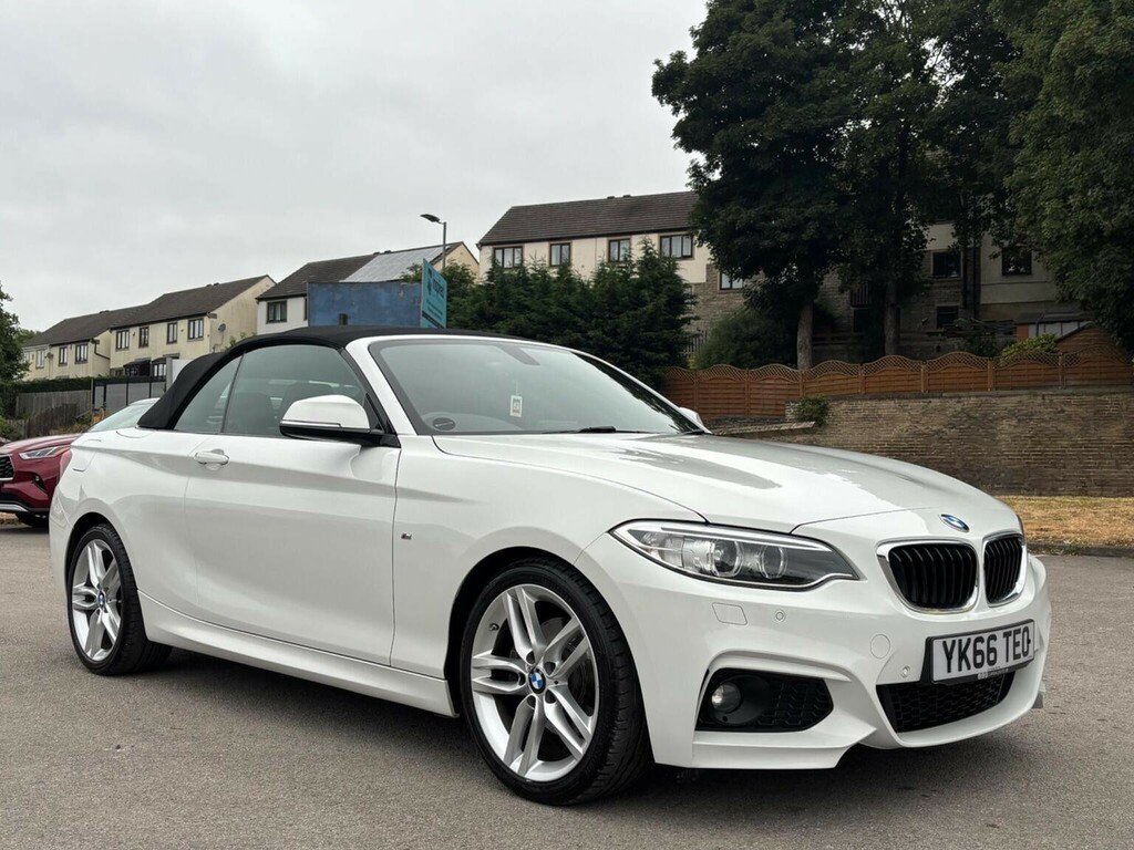BMW 2 Series Convertible 2.0 220I M Sport Euro 6 Ss 201 White #3