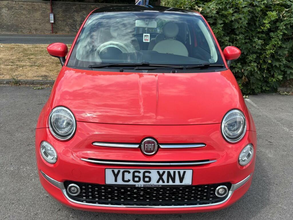 Fiat 500 Hatchback 1.2 Lounge Euro 6 Ss 201666 YC66XNV Pink #2
