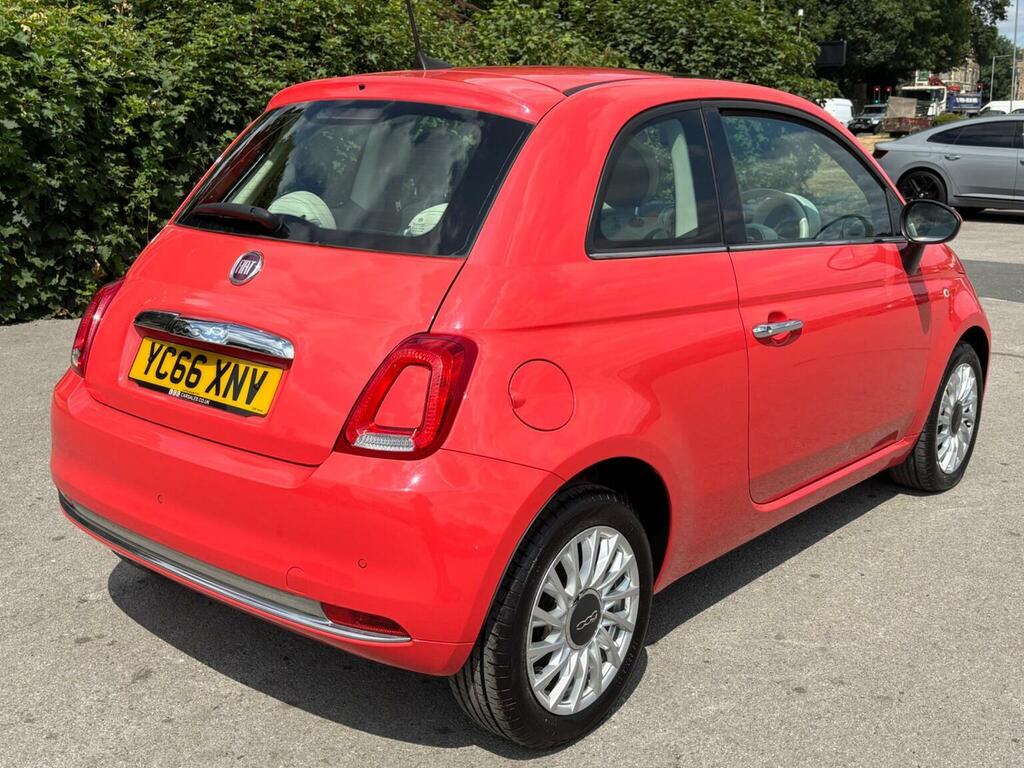 Fiat 500 Hatchback 1.2 Lounge Euro 6 Ss 201666 YC66XNV Pink #5