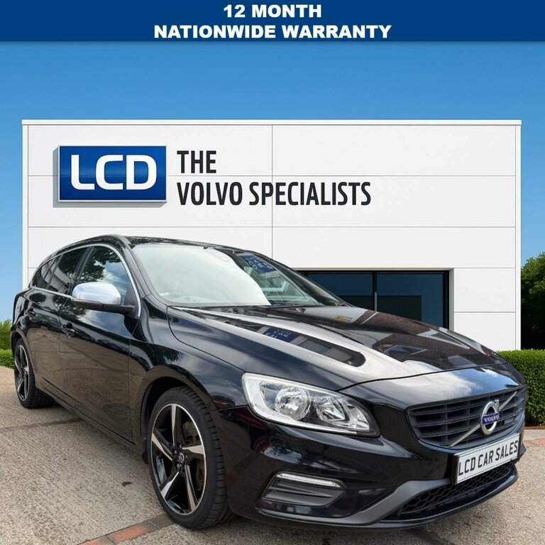 Volvo V60 2.4L R-design Nav Black