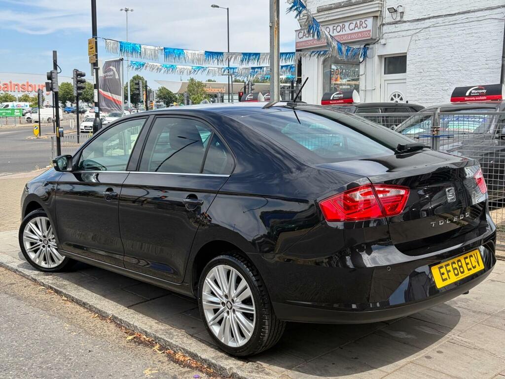 Seat Toledo Hatchback 1.0 Tsi Xcellence Euro 6 Ss 2018 Black #4