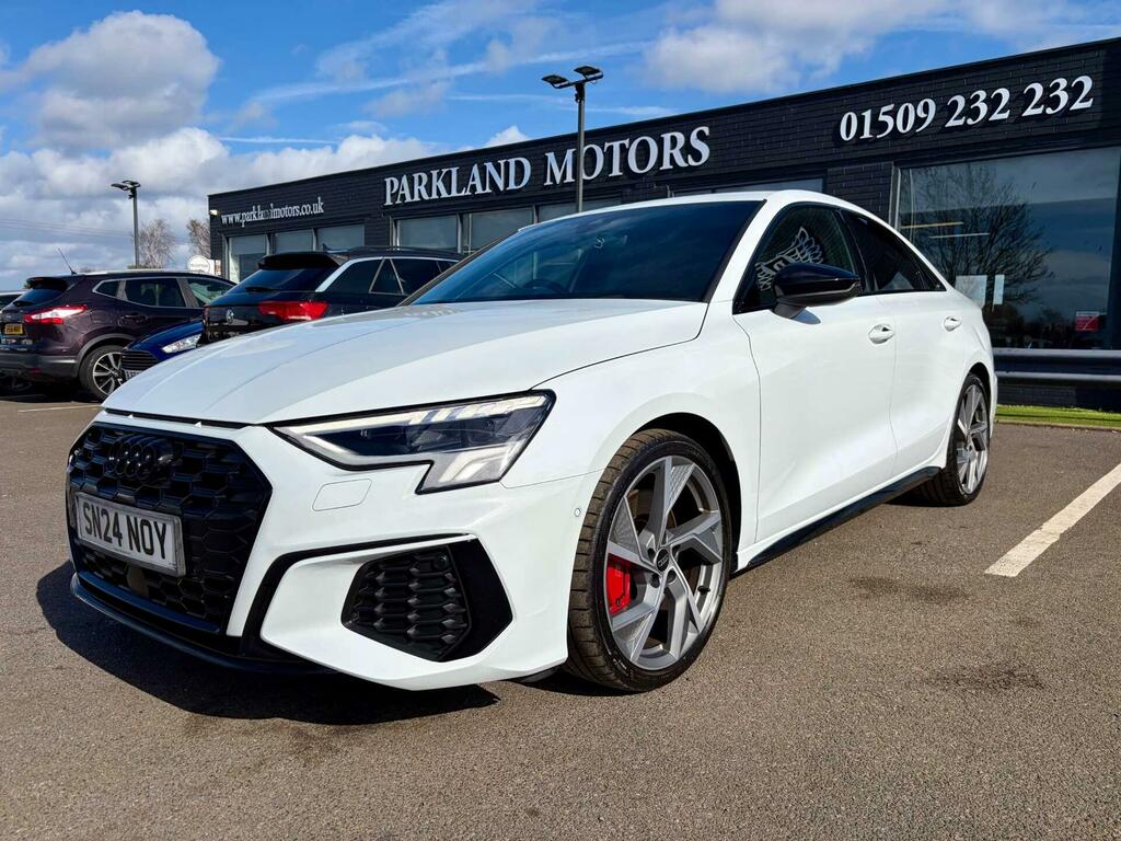 Audi S3 2.0 Tfsi Black Edition S Tronic Quattro Euro 6 S SN24NOY White #4
