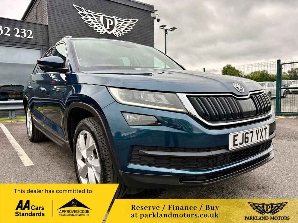 Skoda Kodiaq 2.0 Tsi Edition Dsg 4Wd Euro 6 Ss 5 Seat EJ67YXT Blue