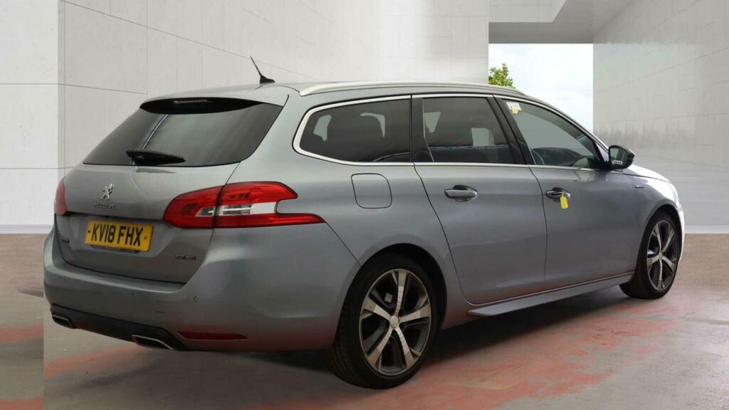 Peugeot 308 SW 1.6 Bluehdi Gt Line Euro 6 Ss Grey #4