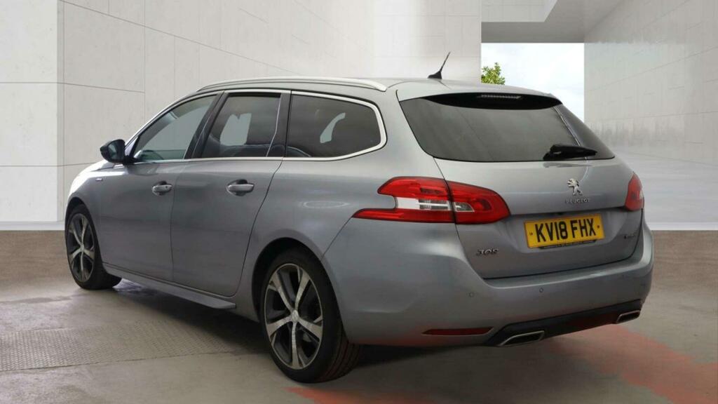 Peugeot 308 SW 1.6 Bluehdi Gt Line Euro 6 Ss Grey #3