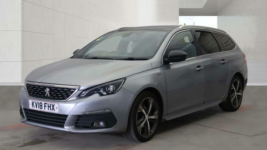 Peugeot 308 SW 1.6 Bluehdi Gt Line Euro 6 Ss Grey #2