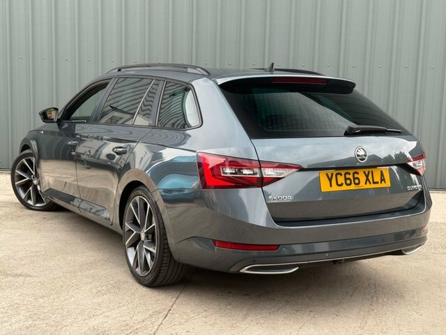 Skoda Superb 2.0 Tdi Dsg Estate Grey #3