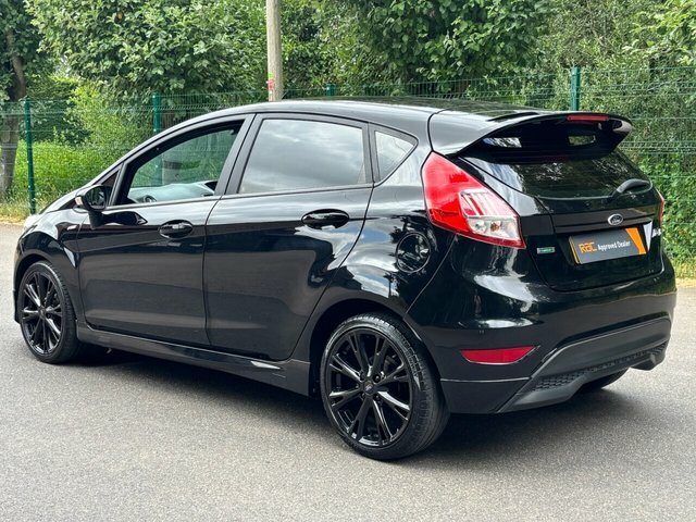 Ford Fiesta Ecoboost St-line Hatchback Black #6
