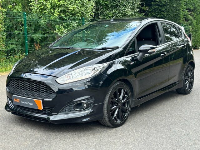 Ford Fiesta Ecoboost St-line Hatchback Black #3