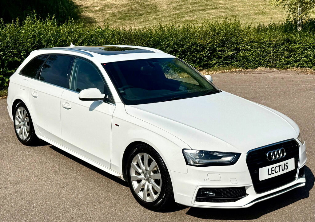 Audi A4 Avant 2.0 Tfsi S Line S Tronic Quattro Euro 6 White #2