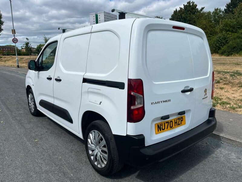 Peugeot Partner 1.5 Bluehdi 1000 Professional Standard Panel Van S White #3