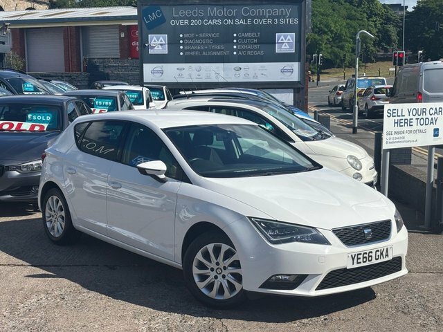 Seat Leon Hatchback YE66GKA White #2