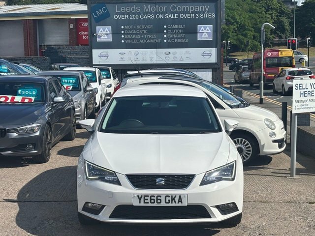 Seat Leon Hatchback YE66GKA White #6