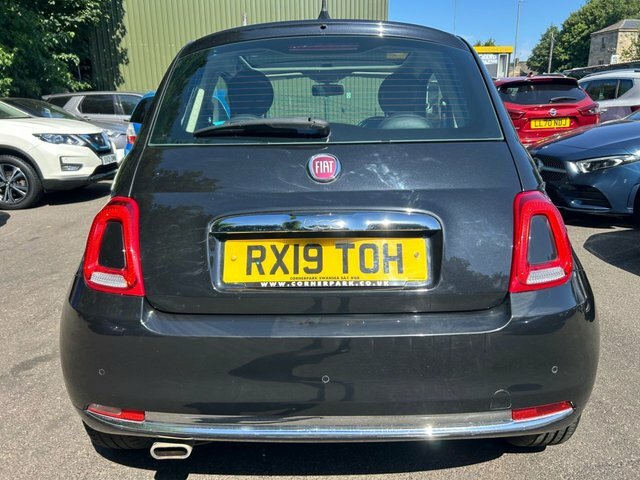 Fiat 500 Hatchback Black #5