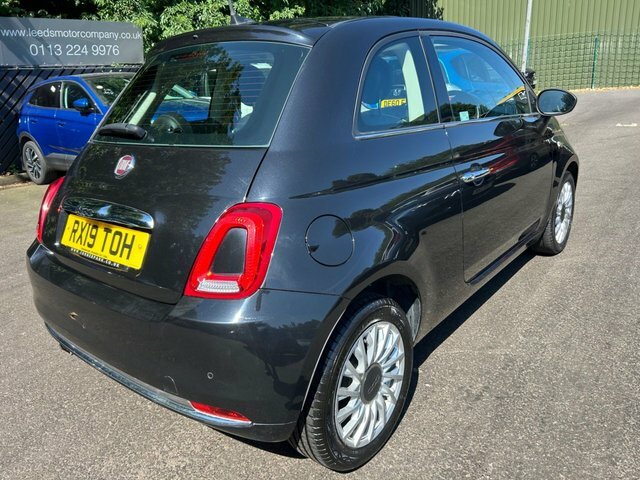 Fiat 500 Hatchback Black #3