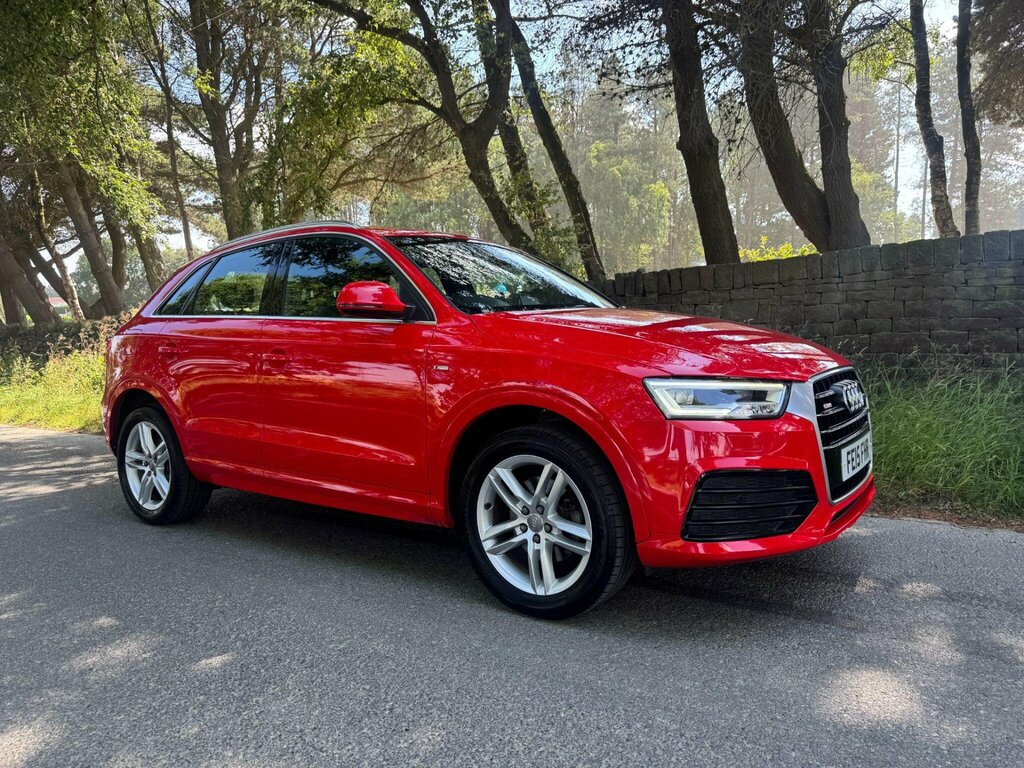Audi Q3 2.0 Tdi S Line Euro 6 Ss FE15FHR Red #2