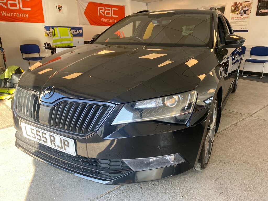 Skoda Superb 2.0 Tdi Sportline Estate Dsg 4Wd Euro 6 Black #2