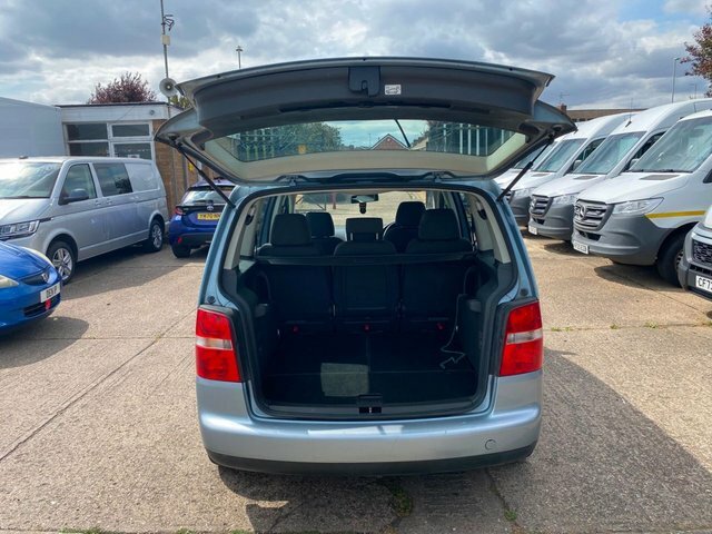 Volkswagen Touran 1.9 Tdi Se Mpv Blue #4