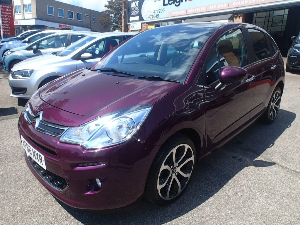 Citroen C3 1.2 Puretech Platinum Euro 6 Purple