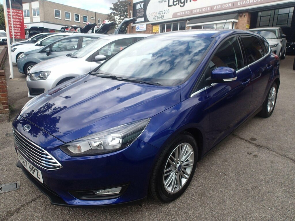 Ford Focus 1.0T Ecoboost Zetec Edition Euro 6 Ss HT67HPZ Blue #2