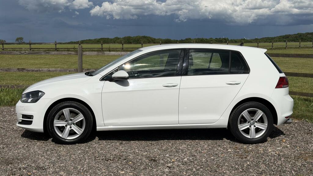 Volkswagen Golf 1.4 Tsi Bluemotion Tech Match Edition Hatchback White #5