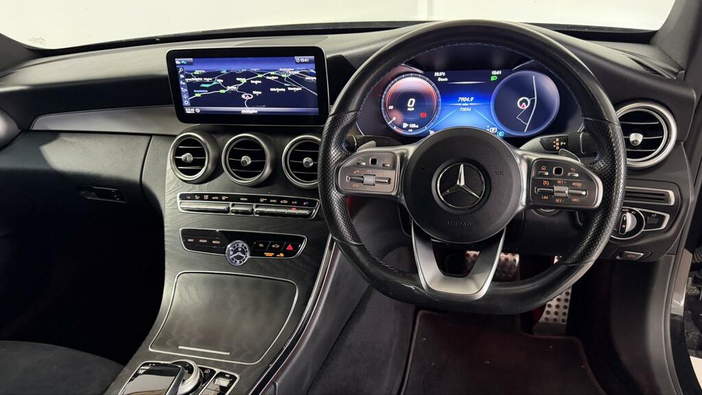 Mercedes-Benz C Class Amg Line Black #3