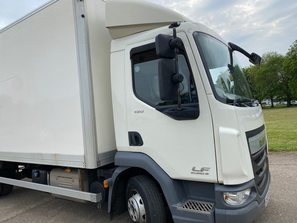 DAF All Models Lf45.160 7.5T Box Lorry White #4
