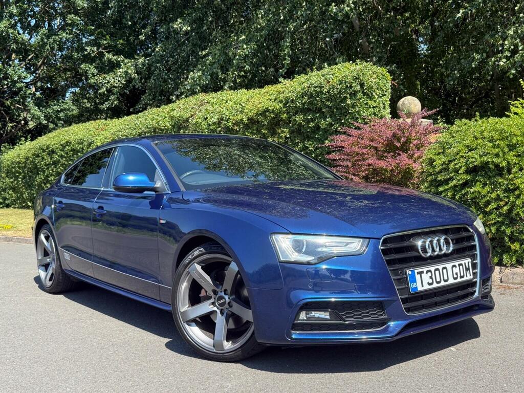 Audi A5 Hatchback 3.0 Tdi V6 S Line Sportback Multitronic Blue