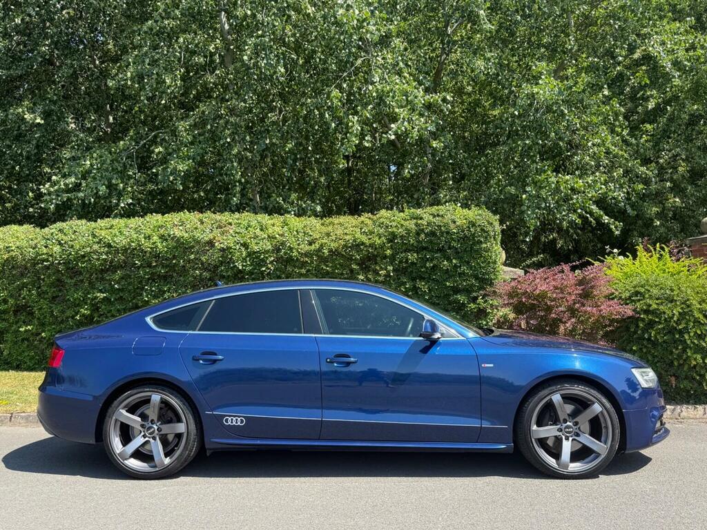 Audi A5 Hatchback 3.0 Tdi V6 S Line Sportback Multitronic Blue #4