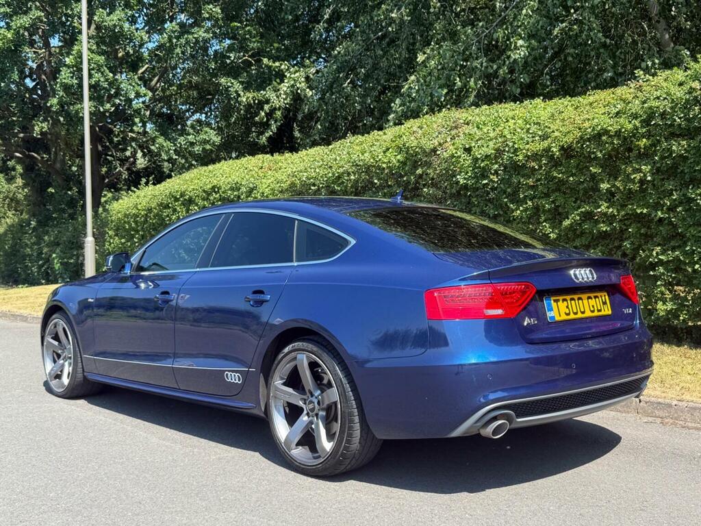 Audi A5 Hatchback 3.0 Tdi V6 S Line Sportback Multitronic Blue #3