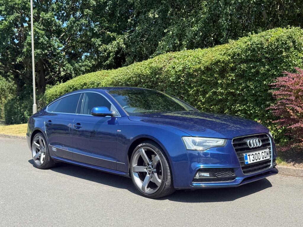 Audi A5 Hatchback 3.0 Tdi V6 S Line Sportback Multitronic Blue #2