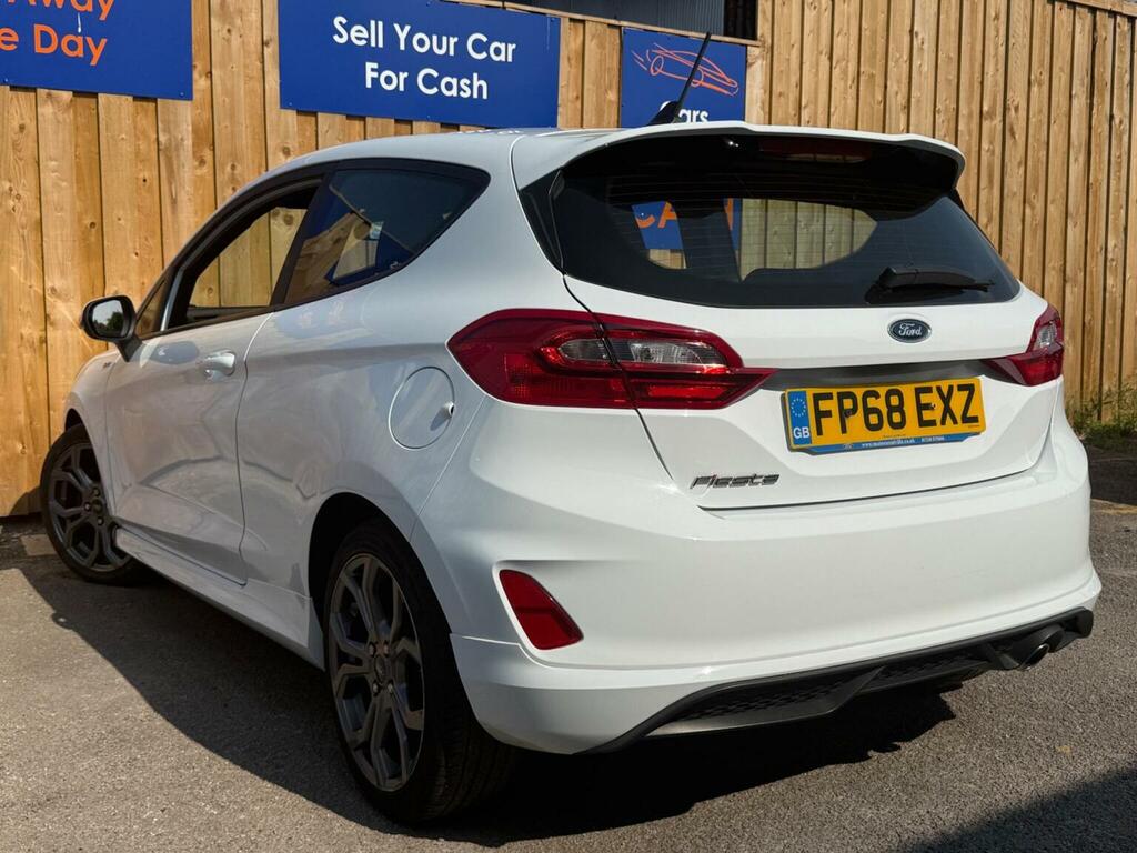 Ford Fiesta 1.0T Ecoboost St-line Euro 6 Ss White #2