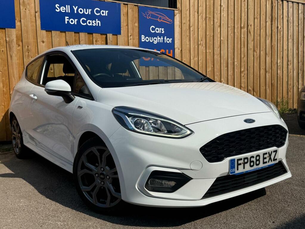 Ford Fiesta 1.0T Ecoboost St-line Euro 6 Ss White